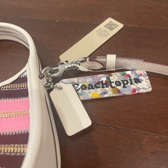 nwt Coachtopia mini ergo Bag with Crossbody strap in Upcrafted Zippers - Picture 8 of 9